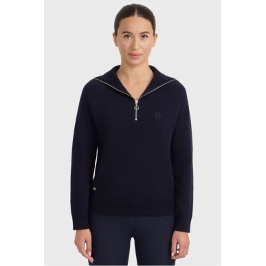 Pull col montant Harcour Claira Marine