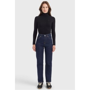 Pull col roulé Harcour Christina Noir