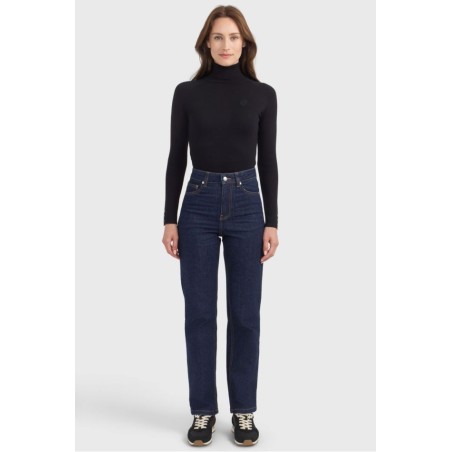 Pull col roulé Harcour Christina Noir