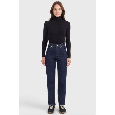 Pull col roulé Harcour Christina Noir