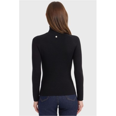 Pull col roulé Harcour Christina Noir