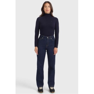 Pull col roulé Harcour Christina Marine