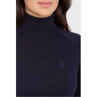 Pull col roulé Harcour Christina Marine