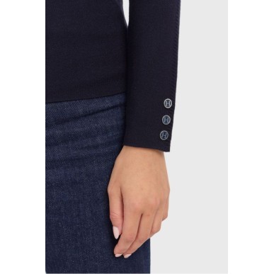 Pull col roulé Harcour Christina Marine