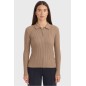 Polo manches longues Harcour Celeste Moka Polo manches longues Harcour Celeste Moka