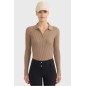 Polo manches longues Harcour Celeste Moka Polo manches longues Harcour Celeste Moka
