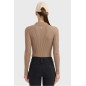 Polo manches longues Harcour Celeste Moka Polo manches longues Harcour Celeste Moka