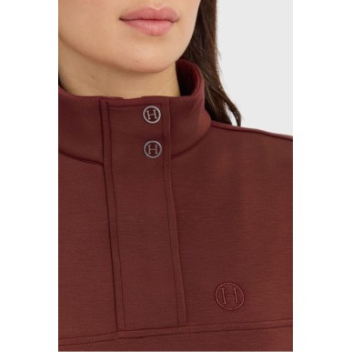 Sweat 1/2 zip Harcour Cassandre Vigne