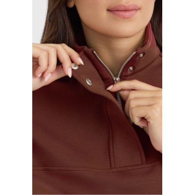 Sweat 1/2 zip Harcour Cassandre Vigne