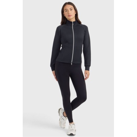 Sweat technique zippé Harcour Clotilde Noir