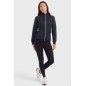 Sweat technique zippé Harcour Clotilde Noir Sweat technique zippé Harcour Clotilde Noir