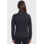 Sweat technique zippé Harcour Clotilde Noir Sweat technique zippé Harcour Clotilde Noir