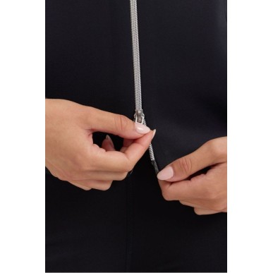 Sweat technique zippé Harcour Clotilde Noir