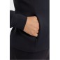 Sweat technique zippé Harcour Clotilde Noir Sweat technique zippé Harcour Clotilde Noir
