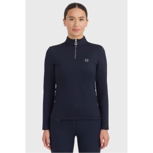 Polo manches longues Harcour Claudia Marine