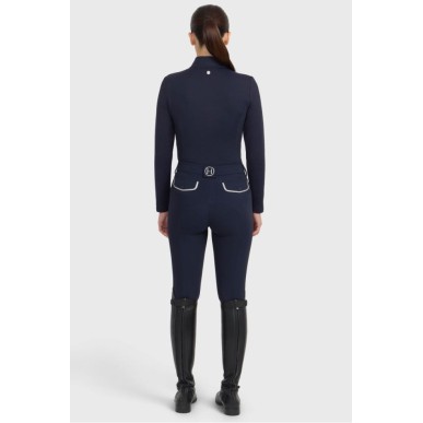Polo manches longues Harcour Claudia Marine