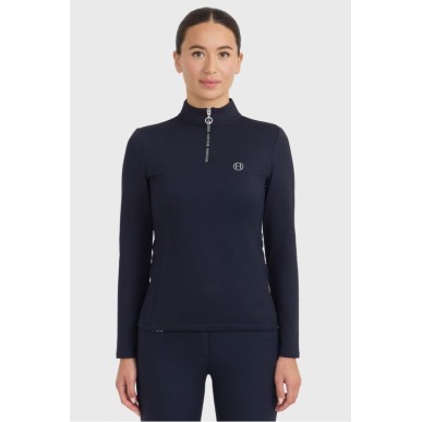 Polo manches longues Harcour Claudia Marine