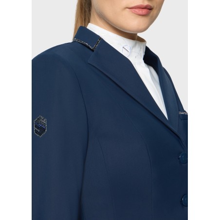 Veste de concours Samshield Victorine Crystal Fabric Regular - Cosmic blue