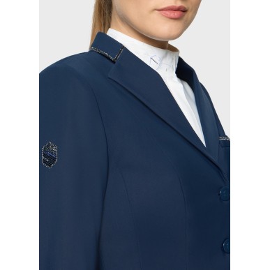Veste de concours Samshield Victorine Crystal Fabric Regular - Cosmic blue