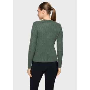 Pull manches longues Samshield Lisandra Twisted - Dark Forest