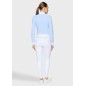 Pantalon Samshield Cassy floral knee grip - Blanc Pantalon Samshield Cassy floral knee grip - Blanc