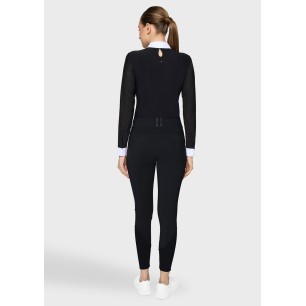 Pantalon Samshield Clara floral knee grip - Noir