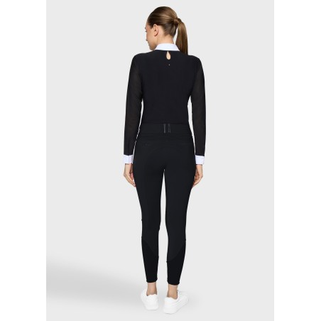 Pantalon Samshield Clara floral knee grip - Noir