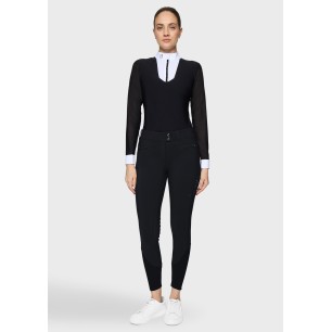 Pantalon Samshield Clara floral knee grip - Noir