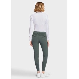 Pantalon Samshield Adèle Crystal Fabric knee grip - Dark forest