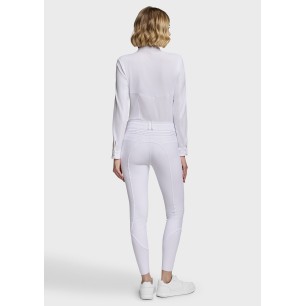 Pantalon Samshield Chloe comfort knee grip - Blanc