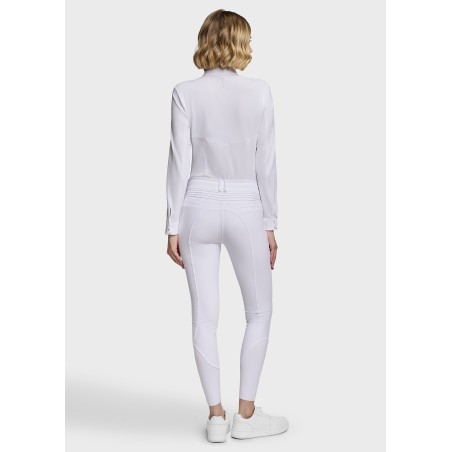Pantalon Samshield Chloe comfort knee grip - Blanc