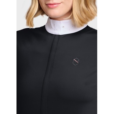 Polo de concours manches courtes Samshield Rosaline - Noir