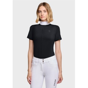 Polo de concours manches courtes Samshield Rosaline - Noir