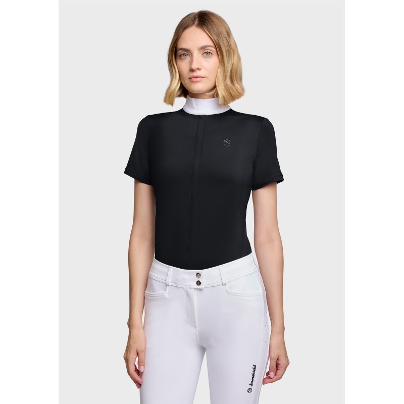 Polo de concours manches courtes Samshield Rosaline - Noir Polo de concours manches courtes Samshield Rosaline - Noir