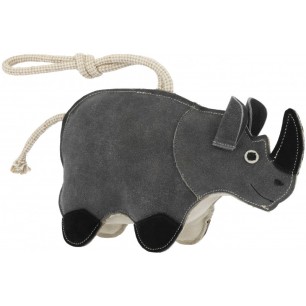 Jouet pour cheval  Rhinoceros cuir Hippo Tonic