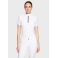 Polo de concours manches courtes Samshield Apolline Premium - Blanc cosmic nights Polo de concours manches courtes Samshield Apolline Premium - Blanc cosmic nights