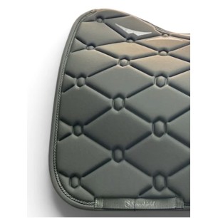 Tapis de selle Samshield Spineshield Dressage Swarovski - Dark forest
