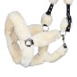 Licol Equestro nylon avec revetement mouton synthétique - Blanc Licol Equestro nylon avec revetement mouton synthétique - Blanc