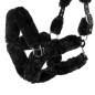 Licol Equestro nylon avec revetement mouton synthétique - Noir Licol Equestro nylon avec revetement mouton synthétique - Noir