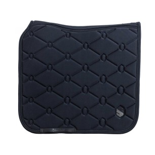 Tapis de selle Samshield Spineshield Dressage Swarovski - Noir