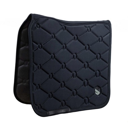 Tapis de selle Samshield Spineshield Dressage Swarovski - Noir