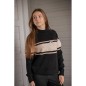 Pull Pénélope Noris Noir/Camel Pull Pénélope Noris Noir/Camel