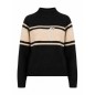 Pull Pénélope Noris Noir/Camel Pull Pénélope Noris Noir/Camel