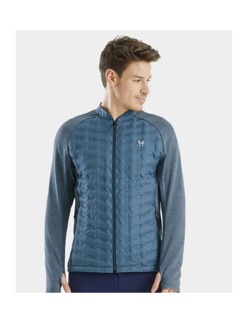 Veste Hybride d'équitation homme Horse Pilot Storm steel blue Veste Hybride d'équitation homme Horse Pilot Storm steel blue