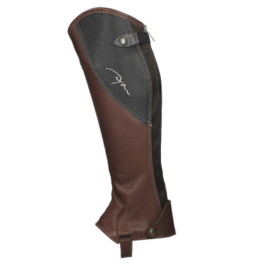 HALF Chaps ORIGINAL WITH ZIP LEATHER BROWN SH
