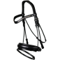 Bridons Dy'on muserolle combinée large cuir noir Bridons Dy'on muserolle combinée large cuir noir