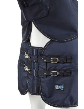 Couverture d'Extérieur 1680D 400g avec Couvre-Cou Marine - Eskadron