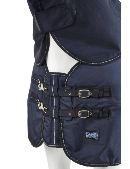 Couverture d'Extérieur 1680D 400g avec Couvre-Cou Marine - Eskadron