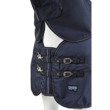 Eskadron - Couvertures - Couverture Waterproof Extérieur AVEC Cou détachable "Oméga" 400 Gr Marine