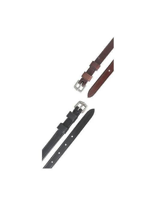 Lanières d'éperons en cuir marron Cavaletti 41cm